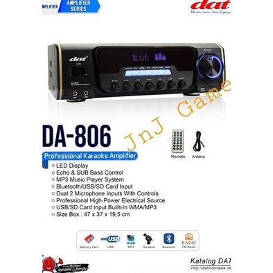 power amplifier dat da 806