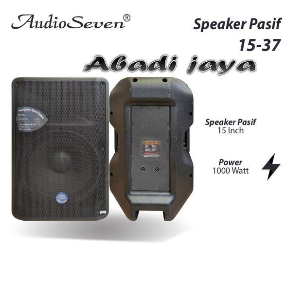 speker pasif audio seven 15-37 full ram 1000 watt 2 buah 15 inch origi