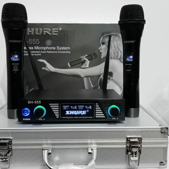HARGA DISKON microphone wireless Shure SH555/Mic wireless