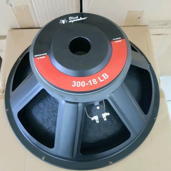 SPEAKER SUBWOOFER BLACKSPIDER 18 INCH 1200 WATT 8 OHM VOICE COIL 4 INCH  ORIGINAL