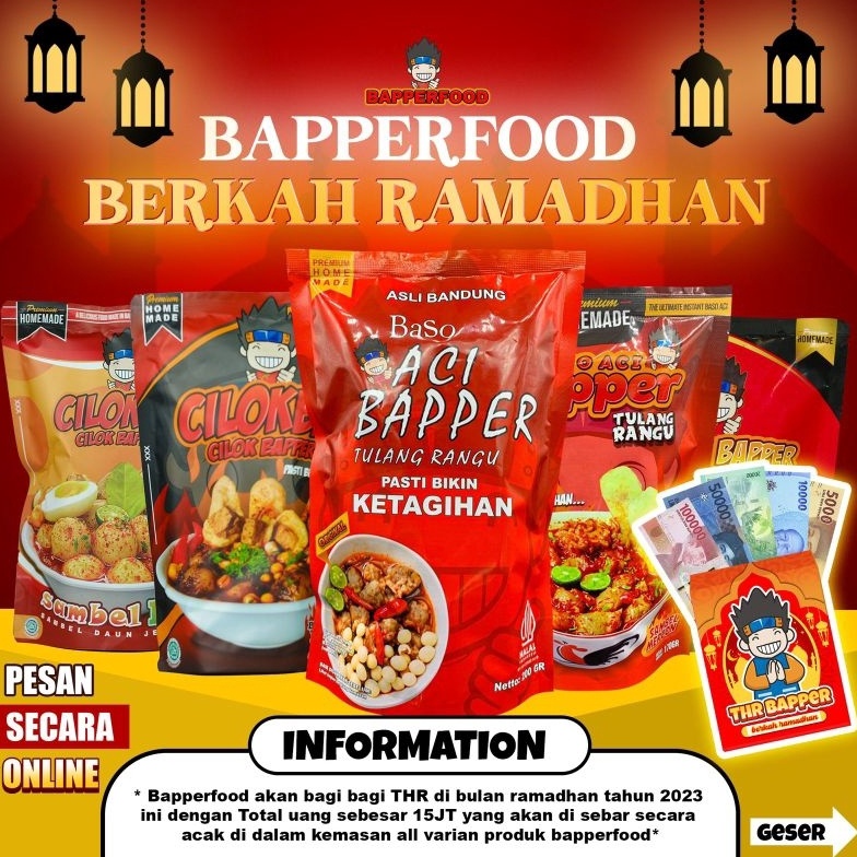 

Terbaru 5.5 Baso Aci bapper tulang rangu