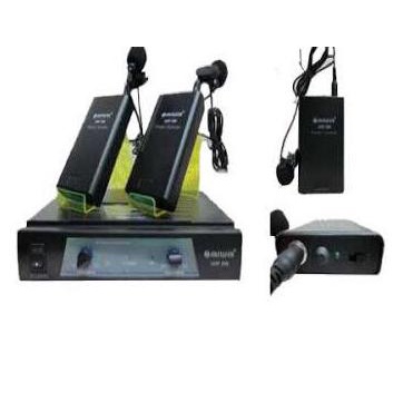 Murah  Mic Wireless Aiwa Clip On 2 Channel Professional