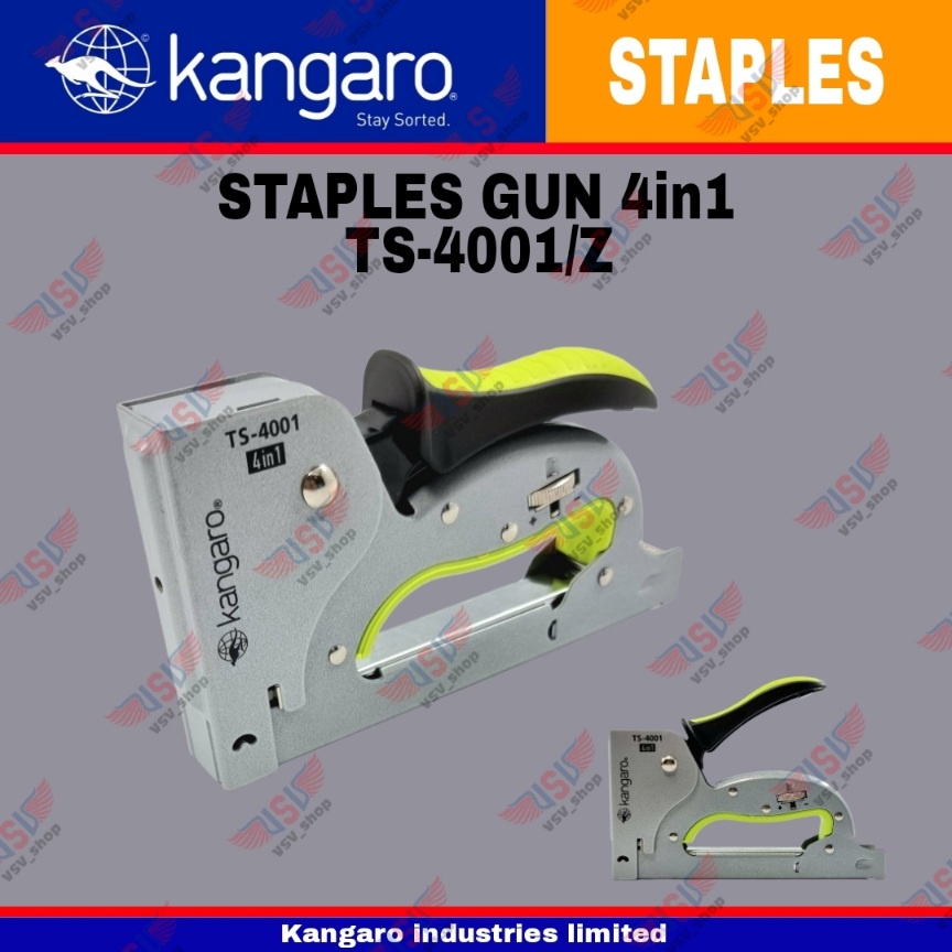 

Kangaro Stapler Gun Taer 4In1 Staples Jok Staples 6-14Mm Ts4001
