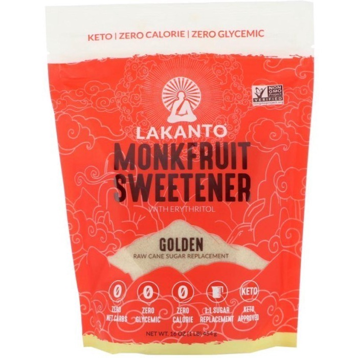 

Lakanto Monkfruit Sweetener With Erythritol Golden 454g