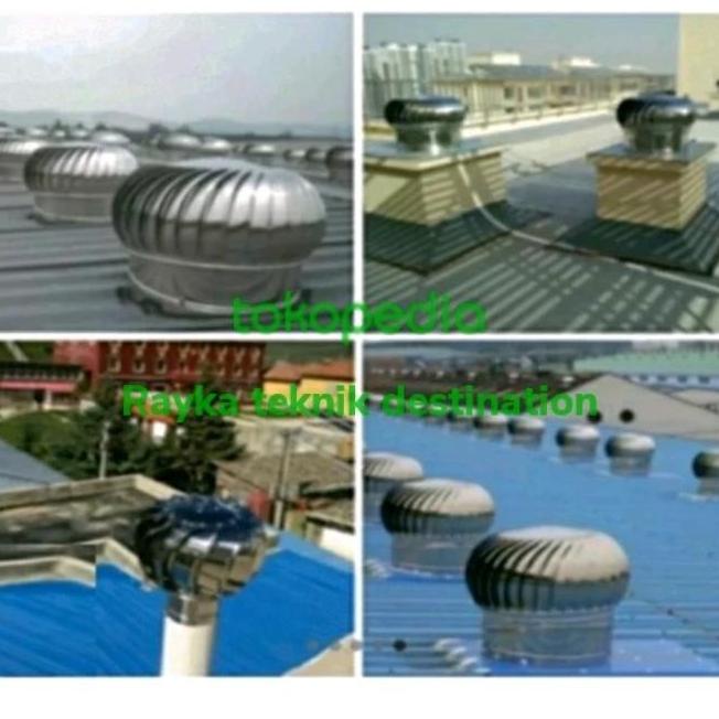 Turbin Ventilator 16 Inch / Ventilasi Atap Rumah,Pabrik,Gudang,Dll 16"