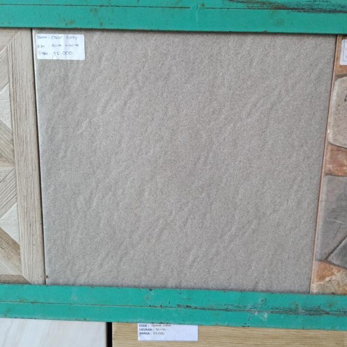 populer] Keramik 40x40 Oscar Grey