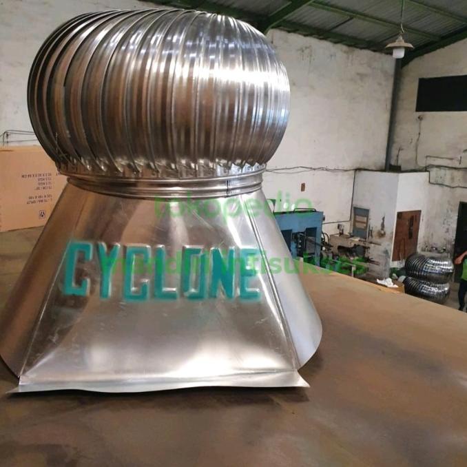 Turbin Ventilator Cyclone 30 Inch. Bahan Alumunium
