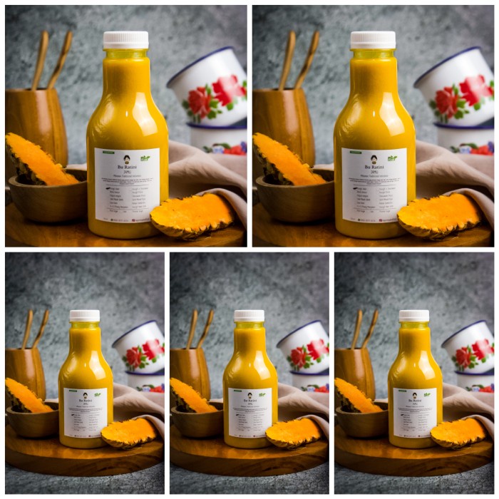 

Paket jamu kunyit asem sirih pinang manjakani 250ml 5 botol