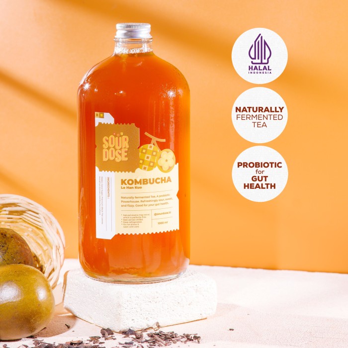 

Kombucha Lo Han Kuo - 1000ml by Sourdose
