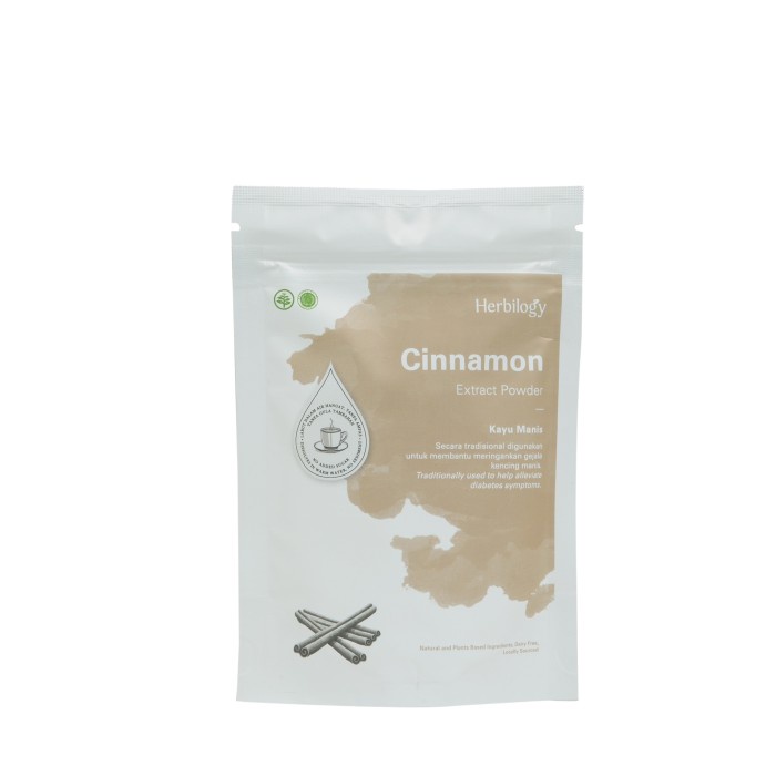 

Herbilogy Cinnamon (Kayu manis) Extract Powder 100g