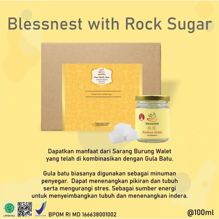 

Minuman Sarang Walet, Asli Sarang Walet Blessnest