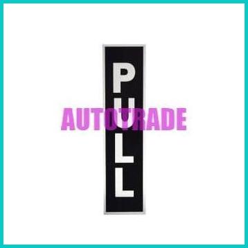 

HY-KO STICKER ANODIZED PULL 5 X 20 CM STIKER SIGN LABEL PULL 20JVLZ3 tools n parts
