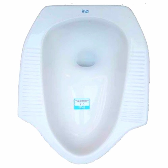 KLOSET JONGKOK MERK INA ASLI (PUTIH BIRU PINK HIJAU CREAM MAROON)