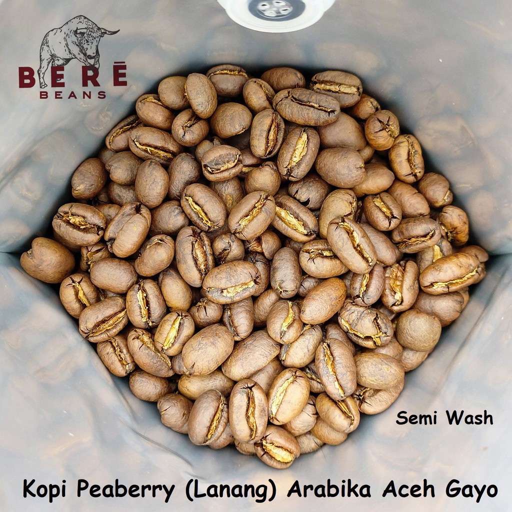 

Kopi Peaberry Lanang Jantan Arabika Aceh Gayo Indonesia 250 Gram Biji Coffee Beans Arabica Bean