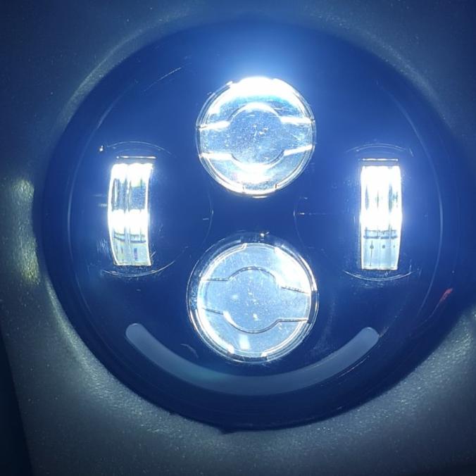 Lampu Led Headlamp Rubicon Harley Jimny 6 Inch Led Daymaker Original