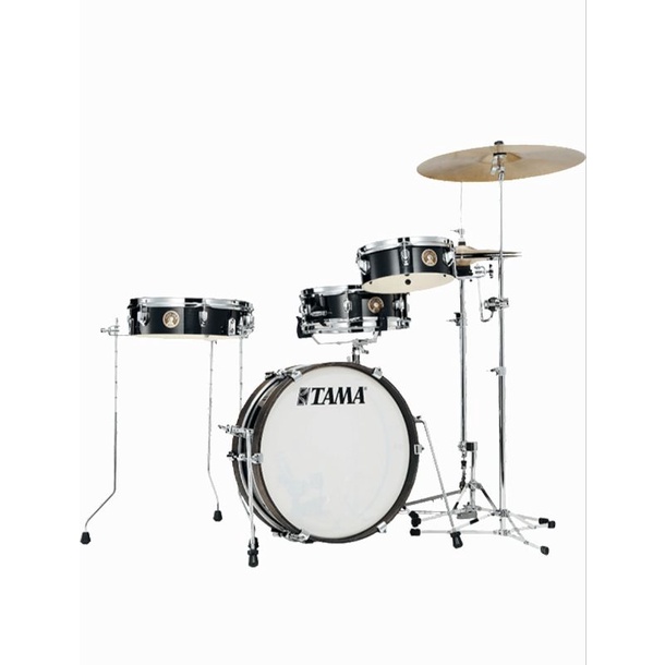 TAMA DRUM CLUB JAM PANCAKE BLACK BASIC SHELL PACK