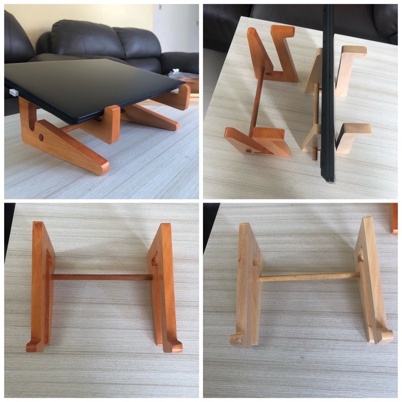 Super Promo☒Meja Laptop Tempat Laptop Stand Laptop Kayu Tinggi
