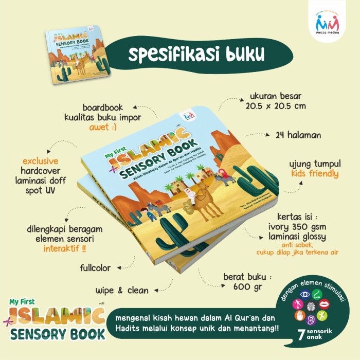 PROMO MY FIRST ISLAMIC SENSORY BOOK TERMURAH