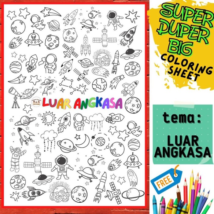 MUST HAVE KERTAS MEWARNAI JUMBO YUKITADRAW MURAH POSTER MEWARNAI RAKSASA UKURAN TERLARIS