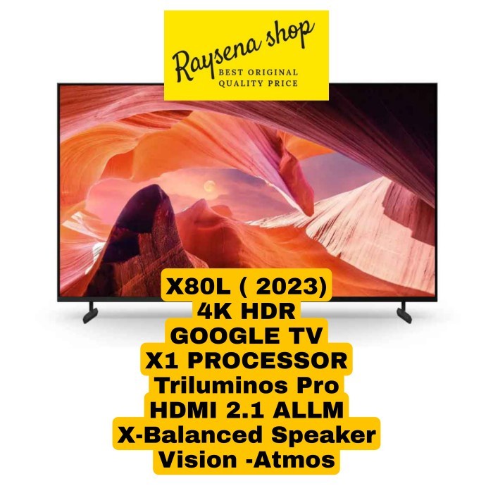 Sony 65X80L / Kd-65X80L 4K Google Tv 65 Inch 2023 Series