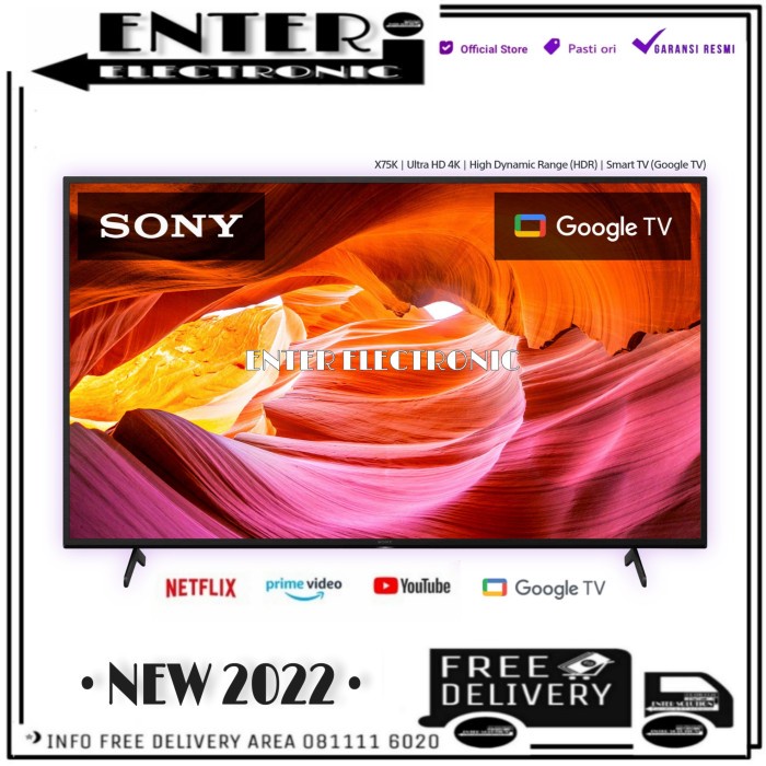 Sony Kd55X75K - Smart Android Tv 55 Inch 4K Google Tv Kd 55X75 55X75K