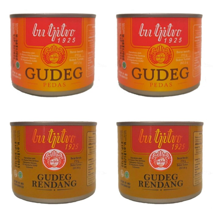 

GUDEG KALENG BU TJITRO PEDAS RENDANG PAKET HEMAT - ISI 4 PCS