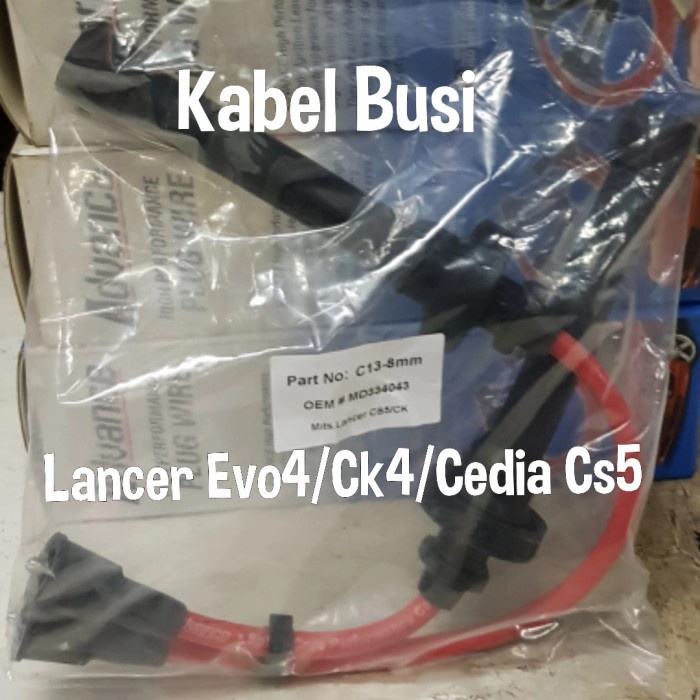 New Kabel Busi Mitsubishi Lancer Evo4/Ck4/Cedia Cs5 Kode Ma177