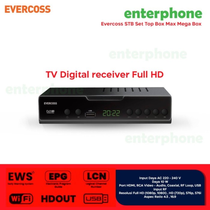 Terlaris Advance Set Top Box Advance Stb Dvb-T2 Stp A02