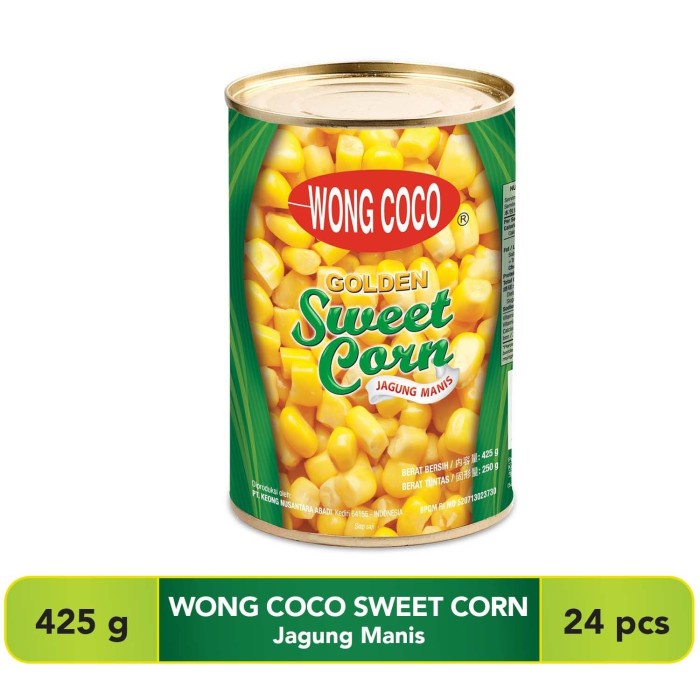 

WONG COCO SWEET CORN 425GR X 24 (1 KARTON)