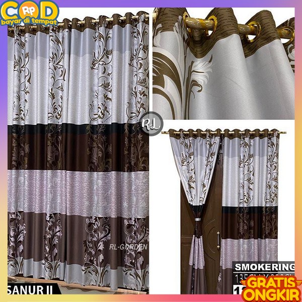 Aestetic Berponi Ruang Tamu Gorde Tebal Tiray Susun Gordem Terbaru Home Made Semokring Sekat Rumah H