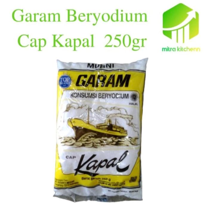 

```````] garam beryodium cap kapal 250 gram