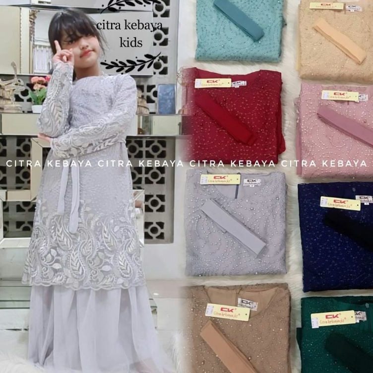 Sgn17 Set kebaya anak modern / kebaya kartini / kebaya muslim anak .,.,