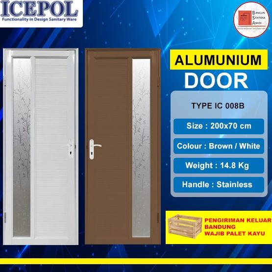 {{{{}}] PINTU KAMAR MANDI MINIMALIS ALUMUNIUM + HANDLE PINTU LENGKAP PASANG