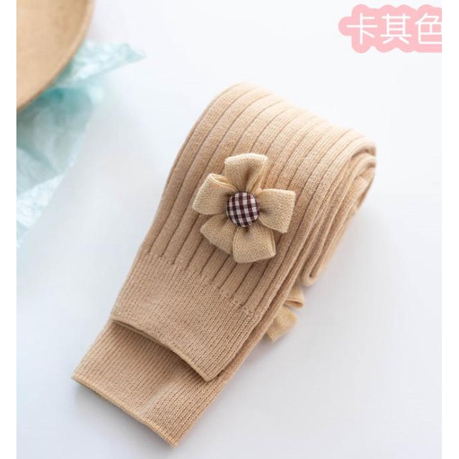 TERLARIS Legging Panjang Anak Lejing Kain Katun Motif Bunga DSO