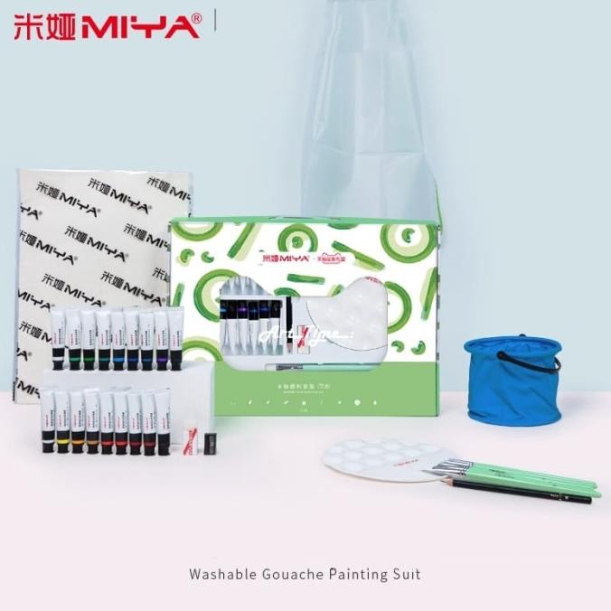 

Miya Acrylic / Gouache Color Painting Set 13pcs / Cat Akrilik Gouache
