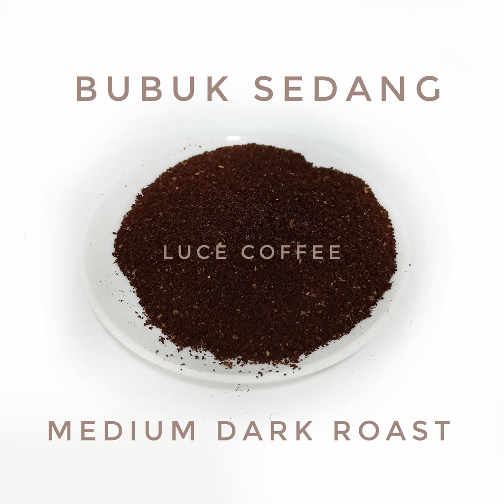 

Luce Coffee, Kopi Java Robusta Dampit 900gr - Biji sangrai atau bubuk.