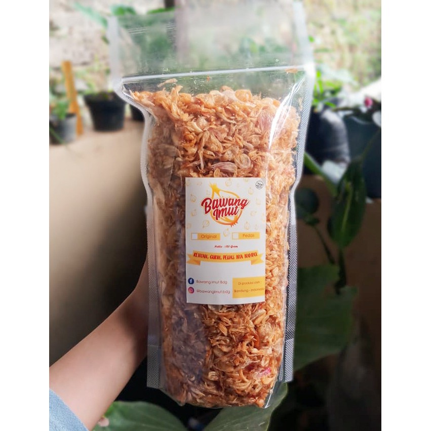 

400 Gram Bawang Goreng Renyah / Bagor / Bagor Pedas/Bagor / Quality / Bawang Imut Bdg