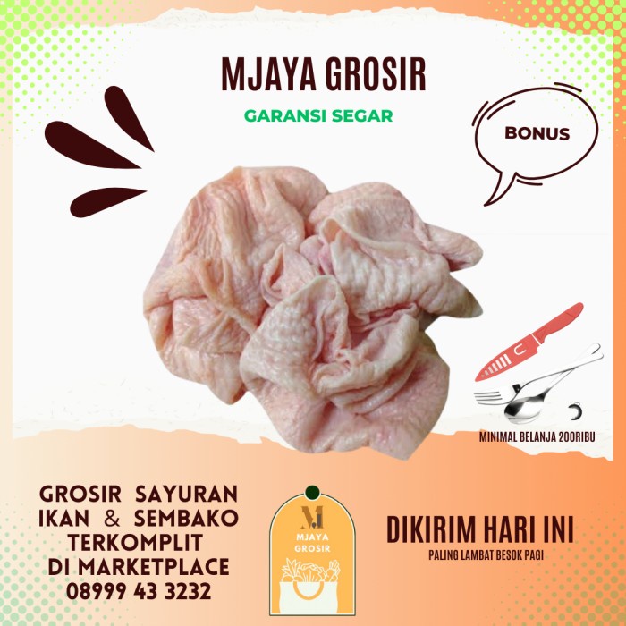 

Kulit Ayam 500gram - 500gram