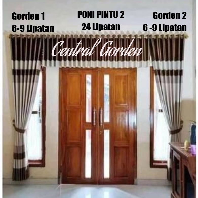 Kirim Sekarang DECORATIVE GORDEN Hordeng Gordeng Jendela Pintu Poni Blackout Untuk Ruang Tamu Harga 