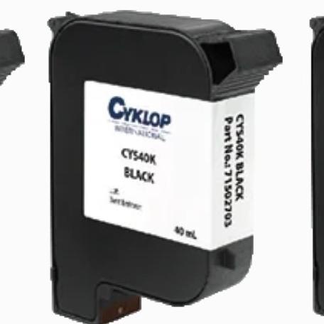 Cartridge solvent base cys40k black untuk Cyklop tinta hitam