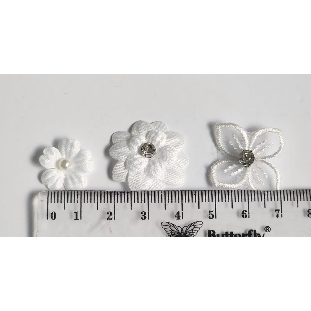 bunga 1LUSIN HARGA 2500 payet / bunga payet kebaya / bunga payet 3d / bunga payet tempel / bunga pay