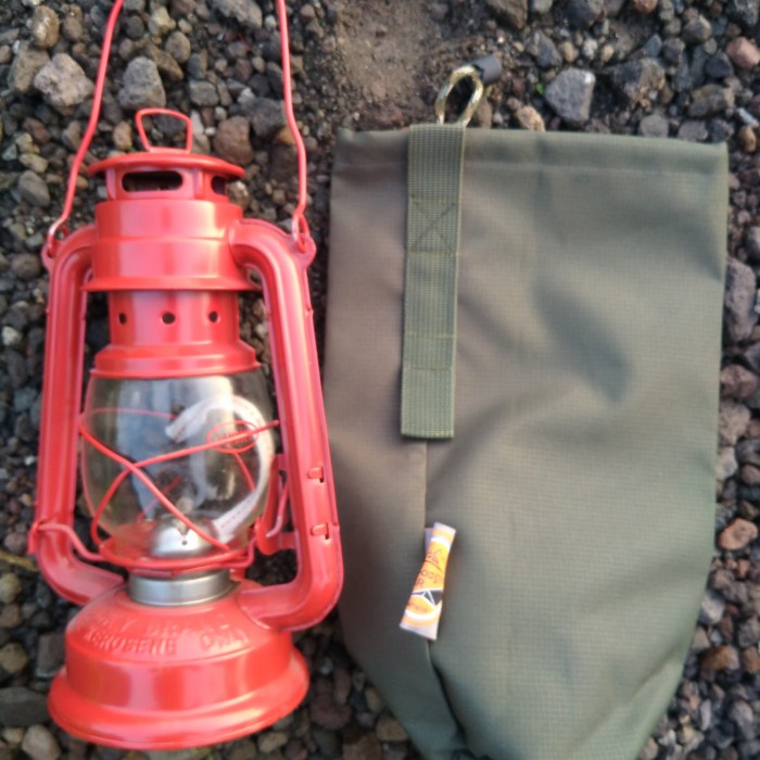 Lampu Badai Lentera Minyak Bushcraft & Camping Merk Lucky