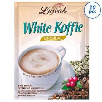 

Terkini LUWAK WHITE KOFFIE 10x20 GR