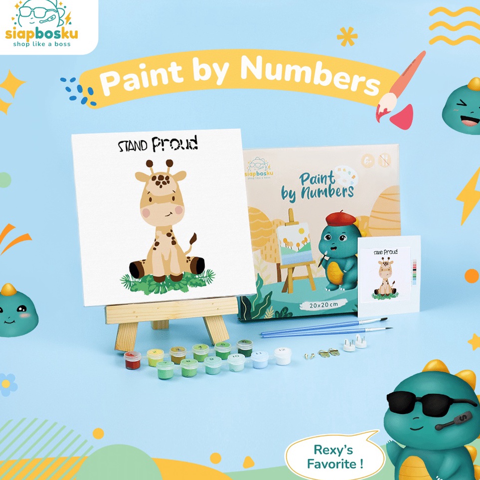 

Bayar Di Tempat KANVAS LUKIS BINATANG UNTUK ANAK CANVAS PAINTING BY NUMBER FOR KIDS 20x20 CM TERMASUK CAT KUAS FRAME KAYU SIAP LUKIS - ANIMAL INDIAN SERIES Terkini