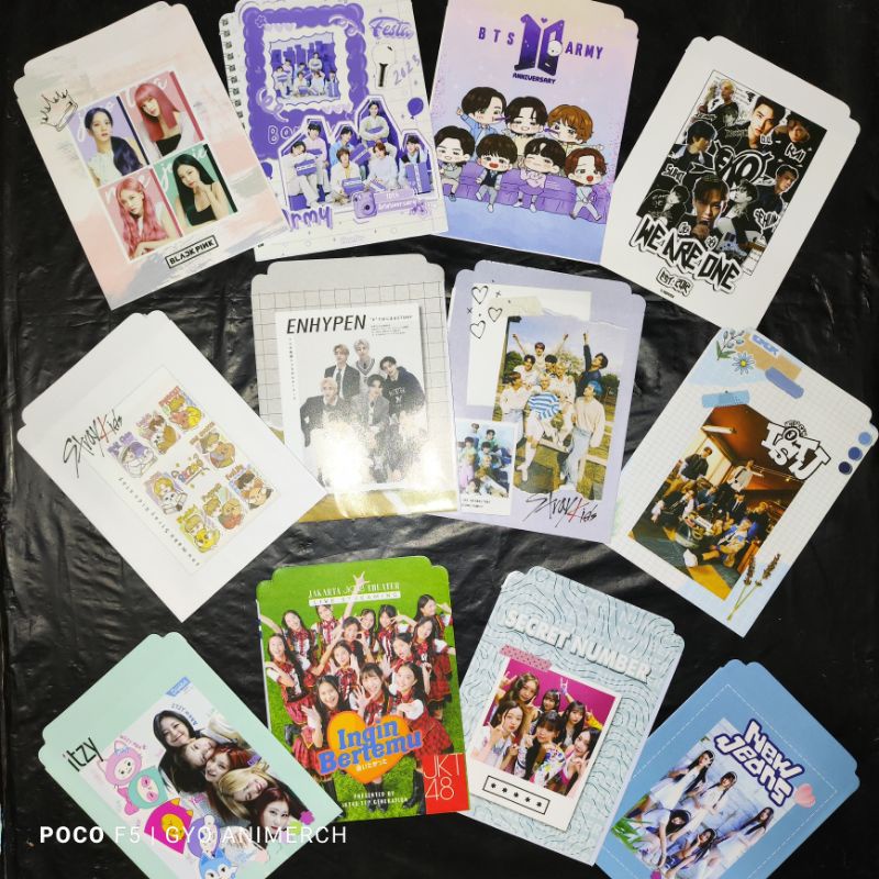 

[isi 10] Amplop K-POP medium siap pakai