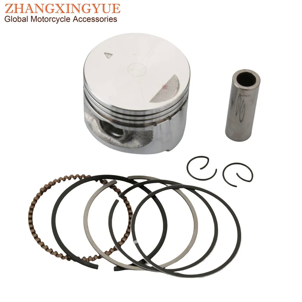 ❤Motorcycle 57mm Piston Kit For Piaggio Fly 125 Liberty Zip Typhoon 125cc 2V 4T Scooter Engine Parts