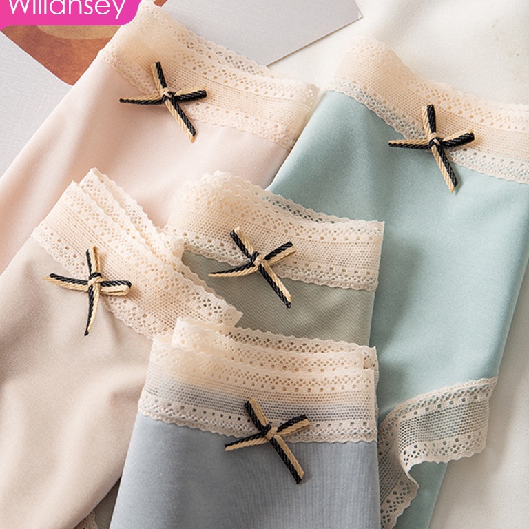 Terlaris.. Jepang Celana Dalam Wanita  renda ultra-tipis sutra es CD Cewek seksi Seamless Panties Im