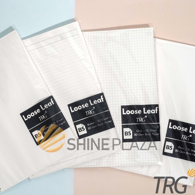 

FBZR0744 (C6369] Isi Loose Leaf B5 TRG - Refill Binder Paper B5 Bookpaper Dotted Grid Plain Ruled TRG