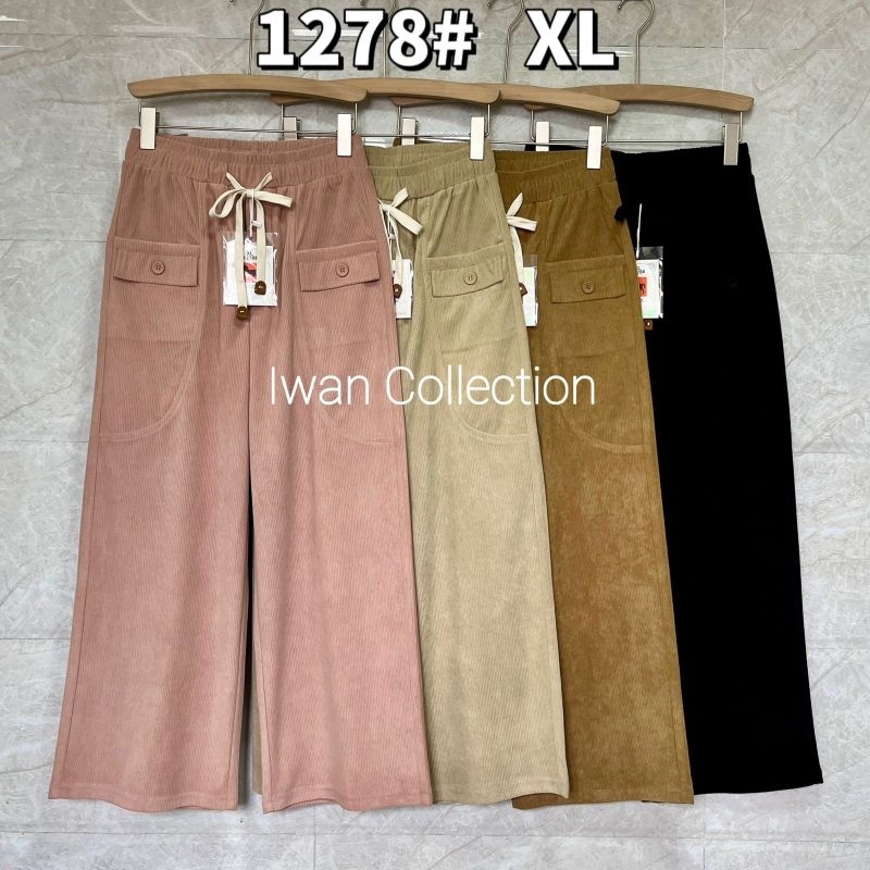 (New Series) Celana Wanita Kulot Kodoray Good 1278# Xl, 3278# 3Xl, 5278# 5Xl, 7278# 7Xl Celana Kulot