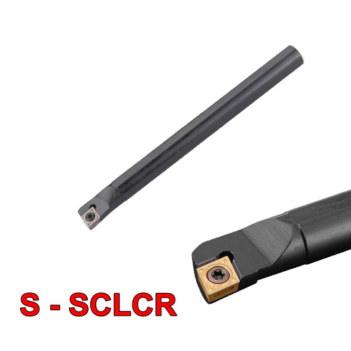 Holder S32 SCLCR 12 Insert CCMT 12 Pahat Boring Bubut Dalam Kanan